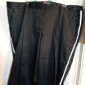 NWOT Jessica London Tuxedo Stripe Black Pants